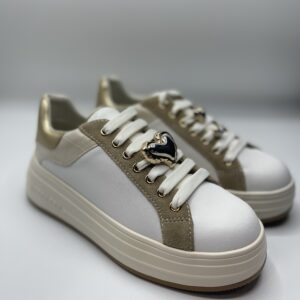 SNEAKERS BICOLORE CON DECORAZIONI REMOVIBILI