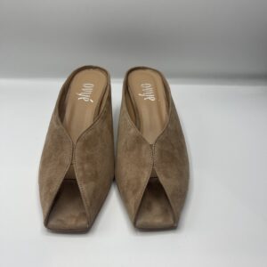 Slingback Camoscio Cammello